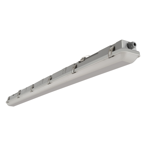 5fT Twin 4000K 8400LM 50W IP65 Vapour Proof LED Batten with Emergency and Sensor Functions