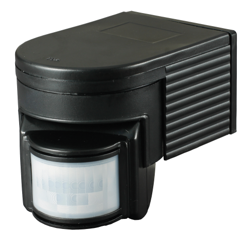 PIR700B Black Wall Mount White Outdoor PIR Sensor