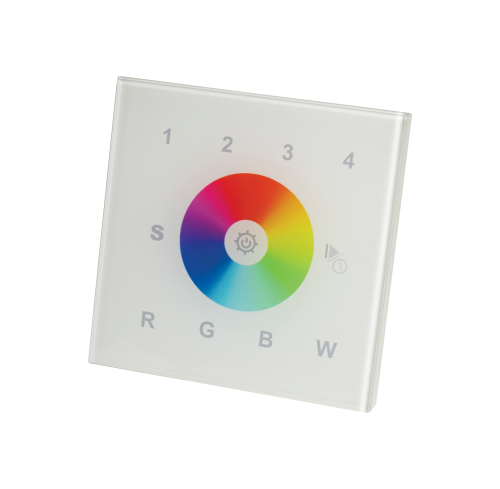 RF RGB+W 6 Zone Wall Mount Controller