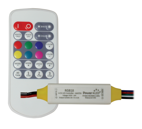 RGBW LED Controller RF Wireless