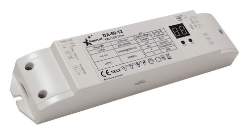 50W 24VDC 0 ~ 2.08A IP20 Dali-2 Dimming LED Driver