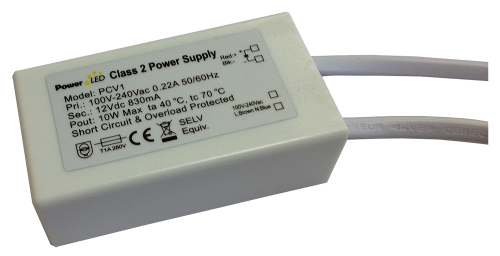 10W 12VDC 830mA IP65 Rated Constant Voltage LED Driver
