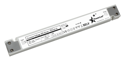 45W 12VDC 3.75A IP20 Slimline LED Driver