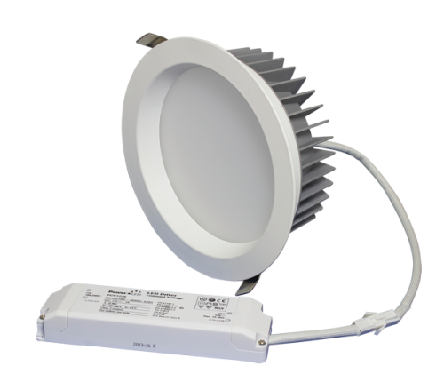 35W 4000K 100º Beam Angle IP44 Fixed White Dali Dimming LED Downlight