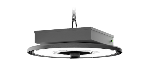 140W 21000LM 5000K 90° Lens IK08 IP65 Sensor Ready Highbay with Emergency