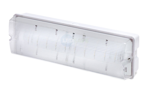 4.5W 200lm 4500K IP65 Emergency LED Bulkhead with Self-Test
