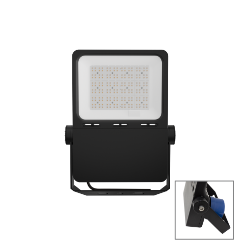 150W 100~240VAC 5000K 140LM/W IP65 LED Floodlight with Dusk to Dawn Sensor