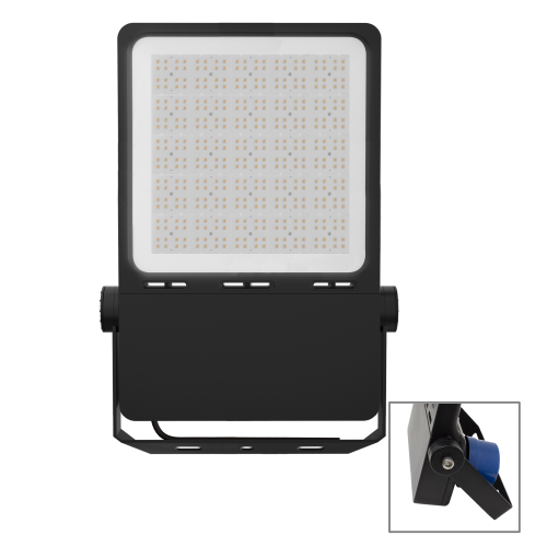 300W 100~240VAC 5000K 140LM/W IP65 LED Floodlight with Dusk to Dawn Sensor