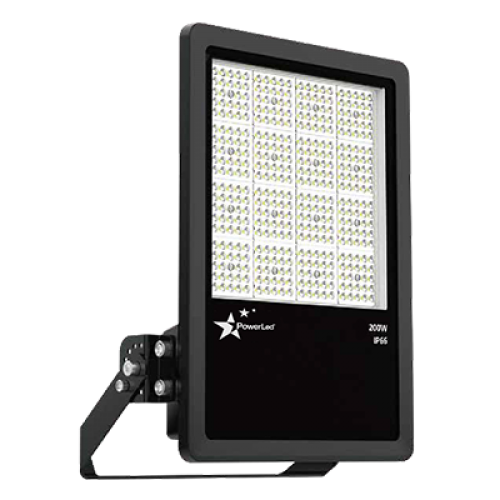 200W 5000K 31600LM C3 Standard Black (RAL9011) LED Floodlight with Daylight Harvesting