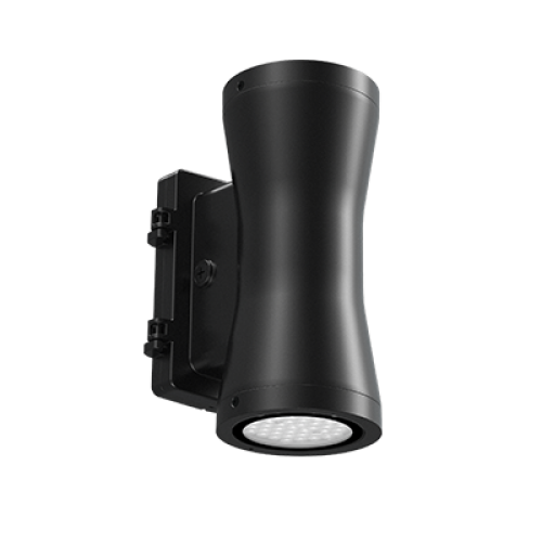 40W 4800LM 4000K Dimmable 12° Beam Angle Up & Down Wall Pack with Dusk to Dawn