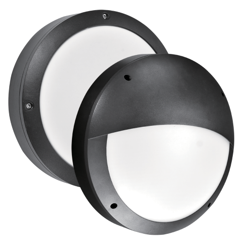 18W Microwave Sensor Die Cast Full Moon 4000K IP65 Wall Pack