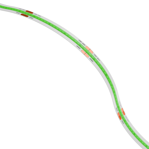 10WM 24VDC 528 LEDs per metre Green 710LMM IP20 Diffused On Board LED Tape