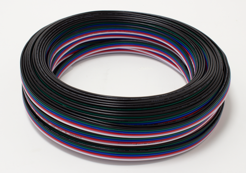 5 Core 20AWG Red Green Blue White Cable..