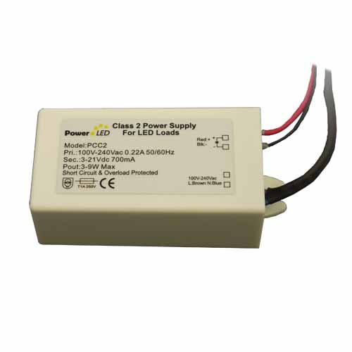 9W 700mA 3 ~ 21VDC IP65 Rated Constant Current LED Driver