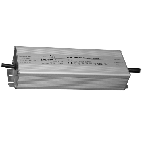 240W 24VDC 0 ~ 10A IP67 Rated Constant Voltage LED Driver