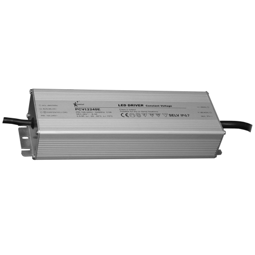 240W 12VDC 16A IP67 Rated Constant Voltage LED Driver