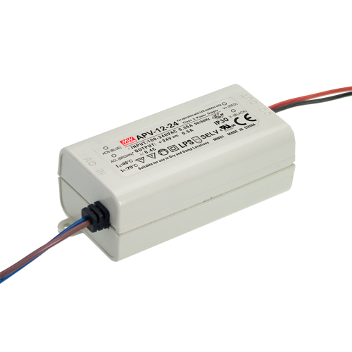 12W 24VDC 0.5A IP42 Constant Voltage LED Driver