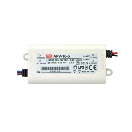 13W 5VDC 2.6A IP42 Constant Voltage LED Driver