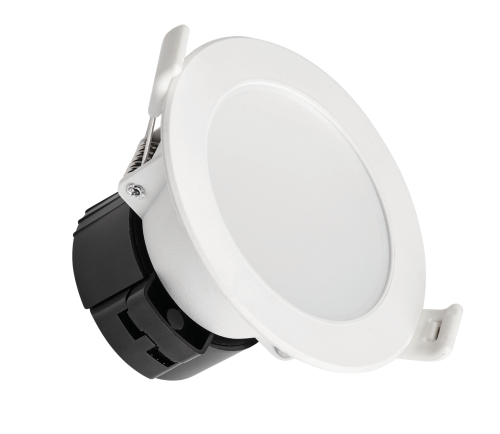 7W 4000K 90º Beam Angle IP44 Fixed White Dimmable LED Downlight